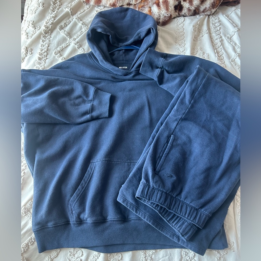 Navy Hollister Hoodie